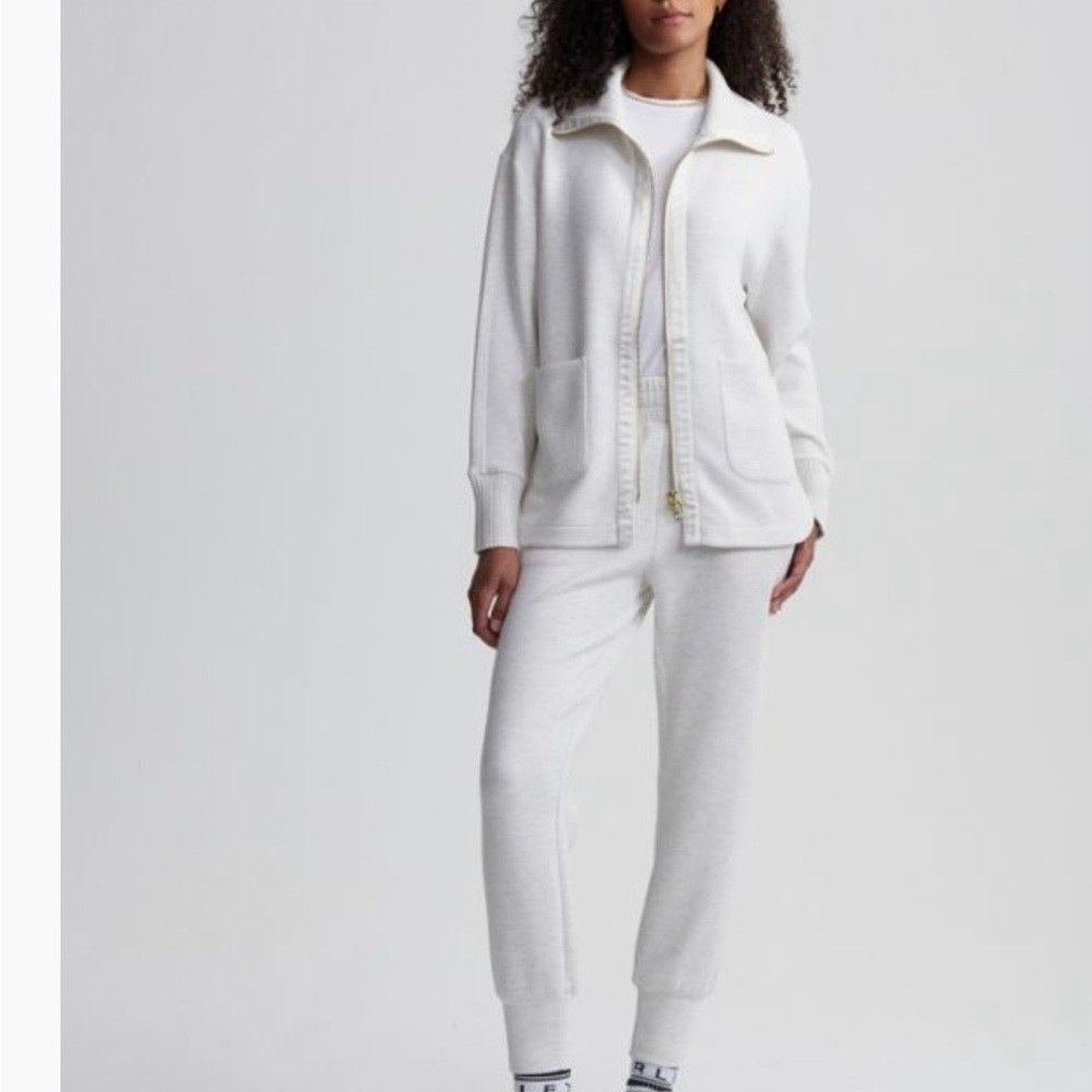 Varley grey Ribbed Collar Jacket, medium - Picture 2 of 7